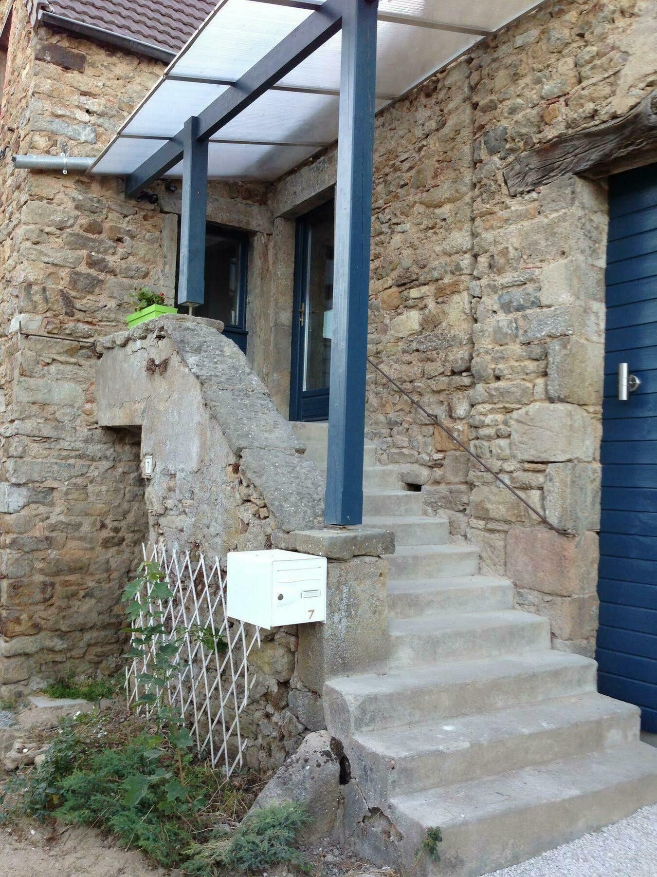 勃艮第谷仓度假屋 Saint-Sernin-du-Plain 外观 照片
